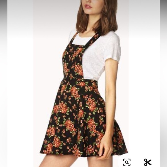 Forever21 Moody Floral Overall Skirt - Picture 17 of 17